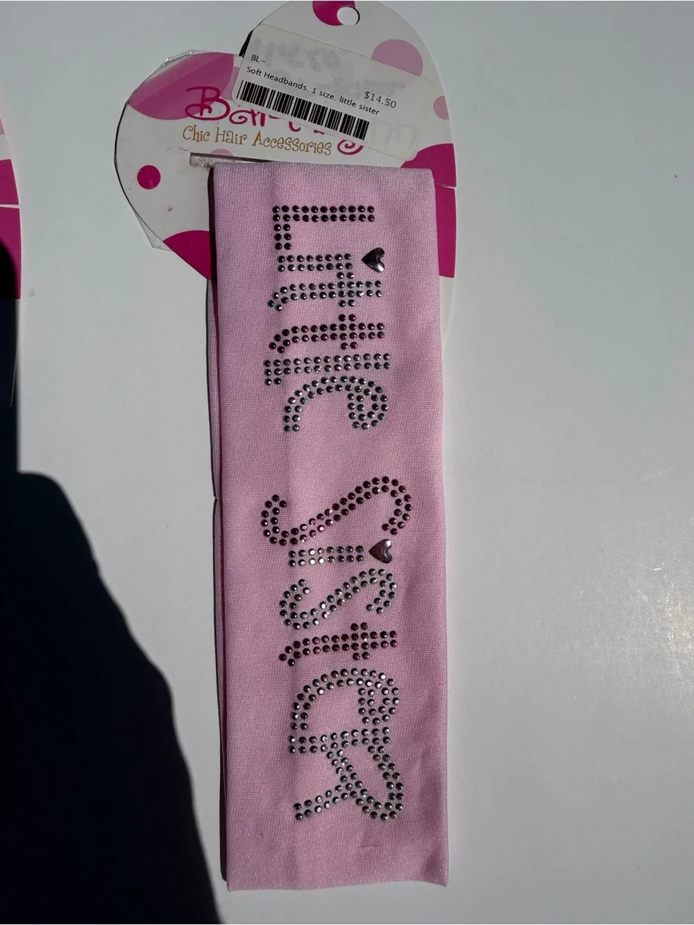 Pink and Silver Girls Headbands - Sparkle Heart & Bow Styles